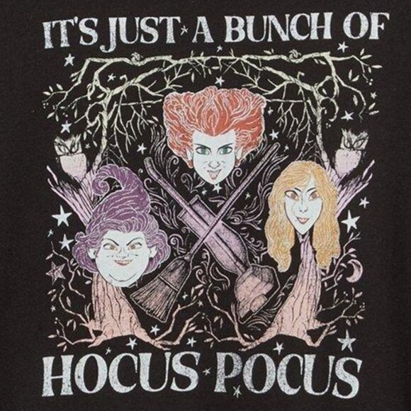 ❤️NWT VINTAGE TORRID TEE - DISNEY HOCUS POCUS - SANDERSON SISTERS HALLOWEEN - Picture 2 of 13